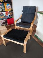 IKEA Sessel PÖANG Relaxsessel mit mit Fußteil anthrazit Nordrhein-Westfalen - Kreuzau Vorschau