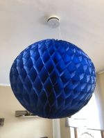 Wabenball Hängedekoration Pompom 70cm blau Sachsen - Zwickau Vorschau