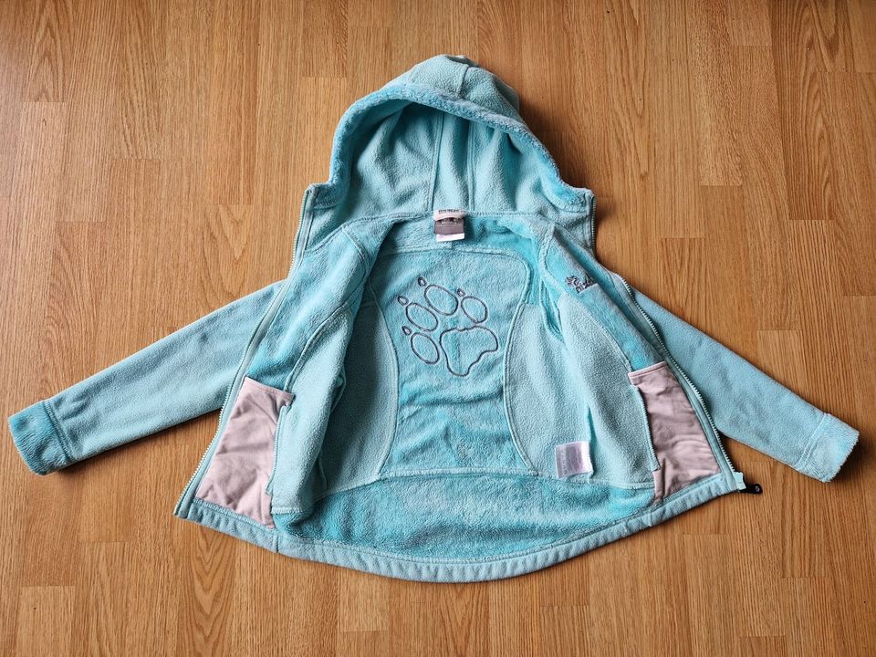 Jack Wolfskin Jungen Mädchen Gr.128 warme Fleece Strickjacke TOP in Elmshorn