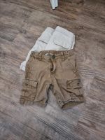 3 H&M Hosen Shorts Cargoshorts Gr.98 Braun beige Bayern - Frontenhausen Vorschau