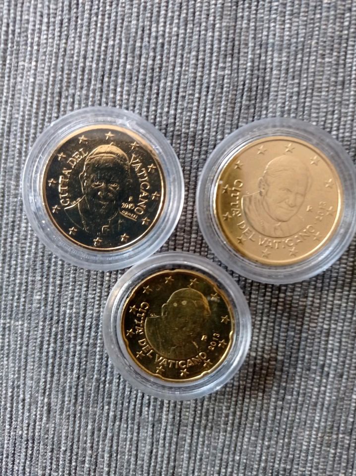 50 Cent/ 20 Cent Münzen Vatikan in Wittstock/Dosse