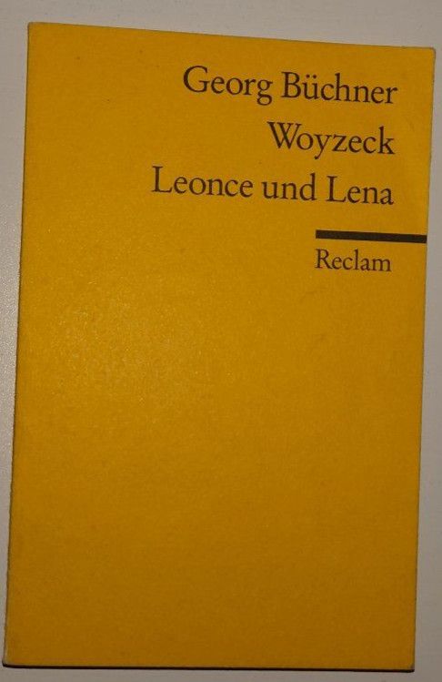 Georg Büchner - Woyzeck Leonce und Lena in Nachrodt-Wiblingwerde