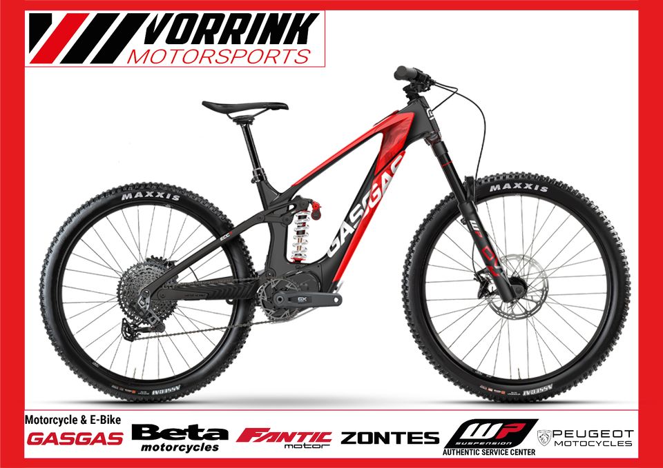 E-MTB E-Bike GASGAS ECC 5 Carbon/WP/SRAM in Itterbeck