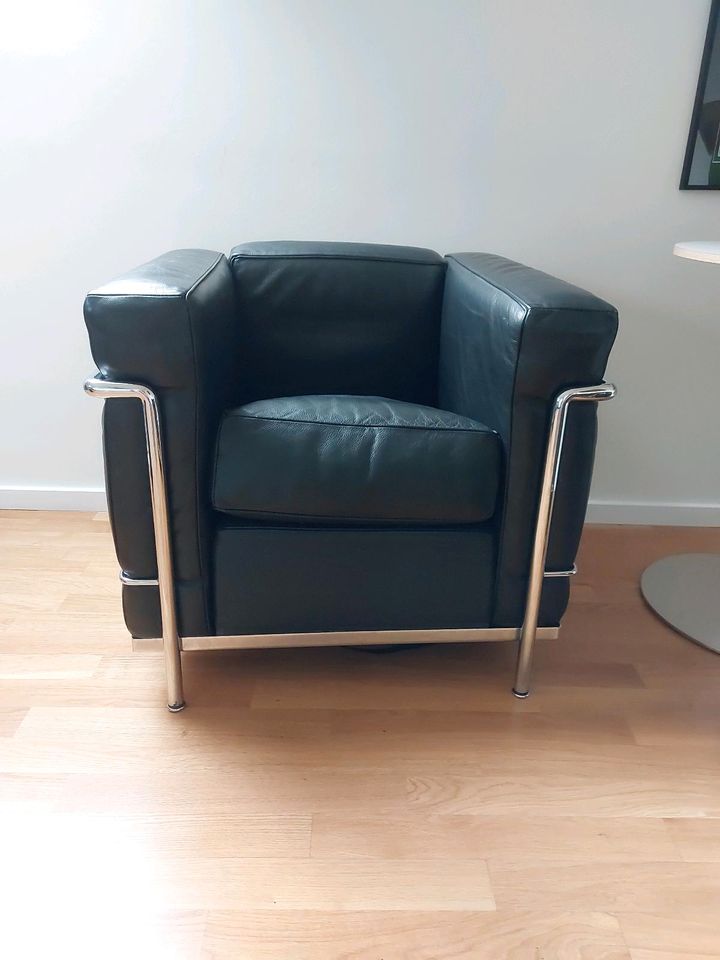 CASSINA LC2 Sessel 2Stück schwarz ORIGINAL in Berlin