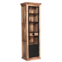 Schrank HOXT 60cm schmal massiv Mangoholz & Eisen Vitrine Industr Baden-Württemberg - Baindt Vorschau