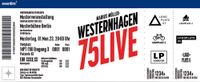 2 Tickets Westerhagen Leipzig Sachsen-Anhalt - Halle Vorschau