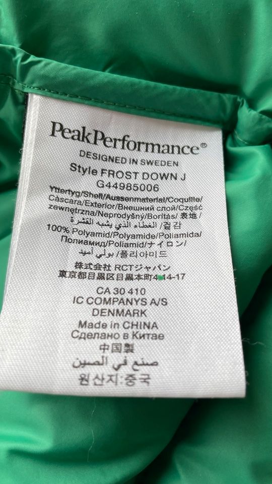 Peak Performance M Frost Down Jacket Größe S in Ainring