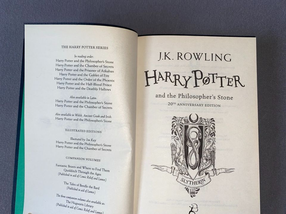 Harry Potter and the Philosopher’s Stone britische Ausgabe in Koblenz