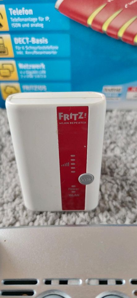 Fritzbox 7490+2 Fritzbox Repeater 310 in Gronau (Leine)