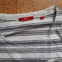 schönes Shirt von S.Oliver Gr. 42 creme blau gestreift Niedersachsen - Laatzen Vorschau