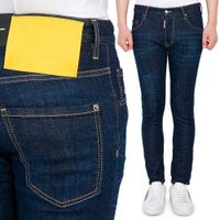 ‼️ORIGINAL DSQUARED2 BLUE DENIM YELLOW LOGO SKATER JEANS GR. 52 Stuttgart - Stuttgart-Mitte Vorschau