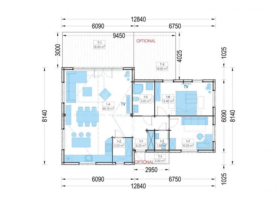 Haus für Jung und Alt  bei Kremmen, Oranienburg, Bernau, Strausberg, Fürstenwalde, Königs Wusterhausen, Ludwigsfelde, Werder, Brandenburg an der Havel, Rathenow oder da wo auch immer Sie bauen möchten in Berlin