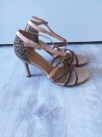 Tamaris Sandaletten Riemchensandalette Pumps beige schwarz Gr.37 Bayern - Ebermannstadt Vorschau