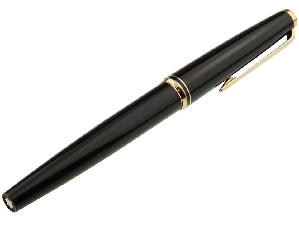 Montblanc Classic Füller Nr.310 Schwarz Gold B-Feder Meisterstück in Pfarrkirchen