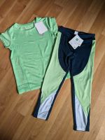 Neu, Sport Outfit, Hose, T-Shirt, Atmungsaktiv, grün, Neon, 104 Berlin - Hohenschönhausen Vorschau