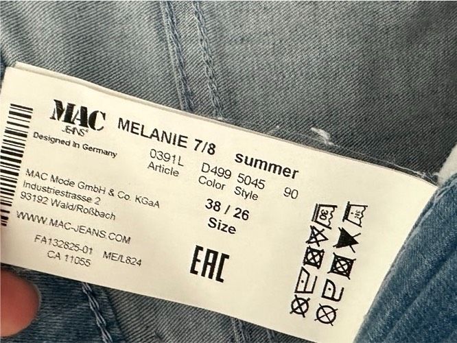 Mac Melanie Jeans 7/8 Summer 38/26 Super Zustand! in Dresden
