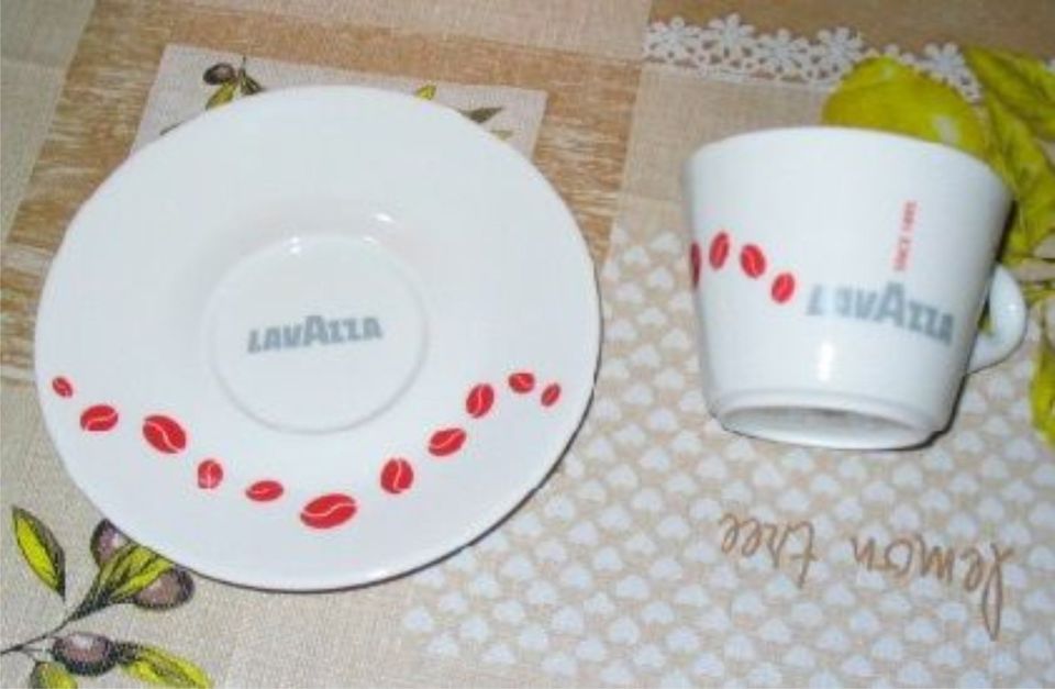 Lavazza Caffee Crema Tasse + Untertasse NEU ,OVP in Kronweiler