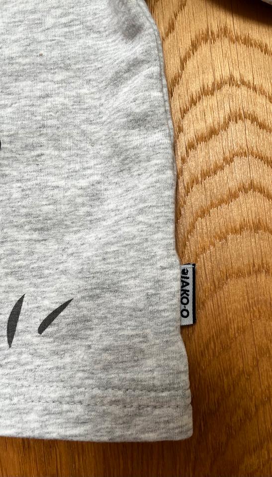 Jako-o Sweatshirt Gr 68 74, grau mit Hase, warmes Shirt Baby in Rutesheim  