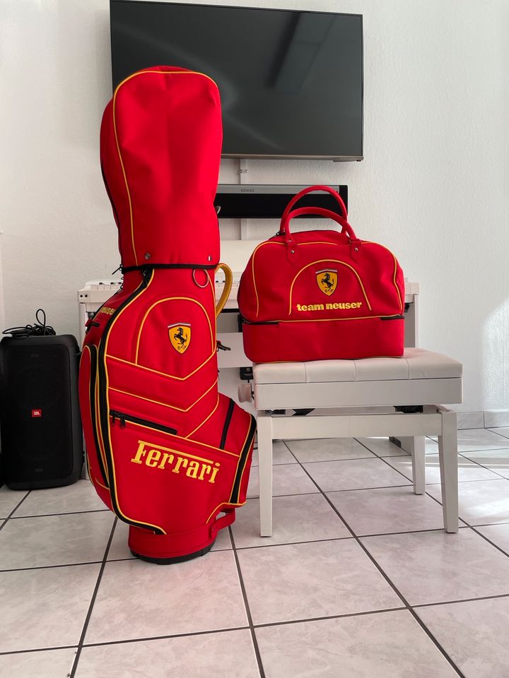 Original Ferrari Golf Cartbags Tasche Team Neuser Weekender neu in München