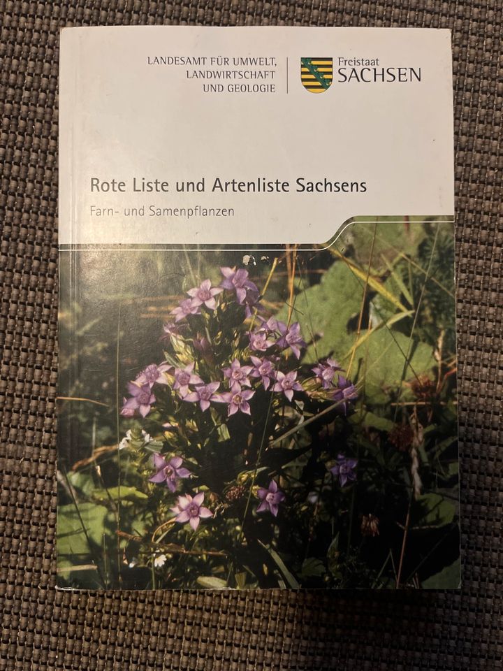 Buch Rote Liste und Artenliste Sachsens in Kodersdorf