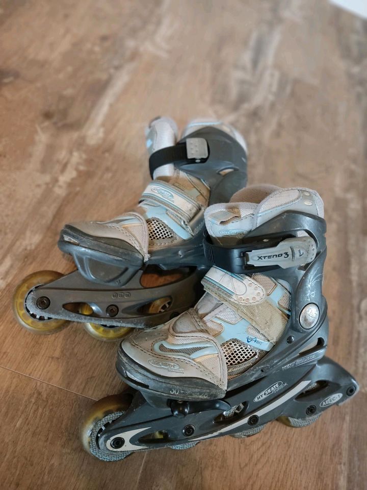 Inline Skates Kinder Gr. 28 bis 30 erweiterbare Inliner in Winnert