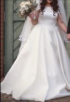 Hochzeitskleid weiß Satin Hessen - Hainburg Vorschau