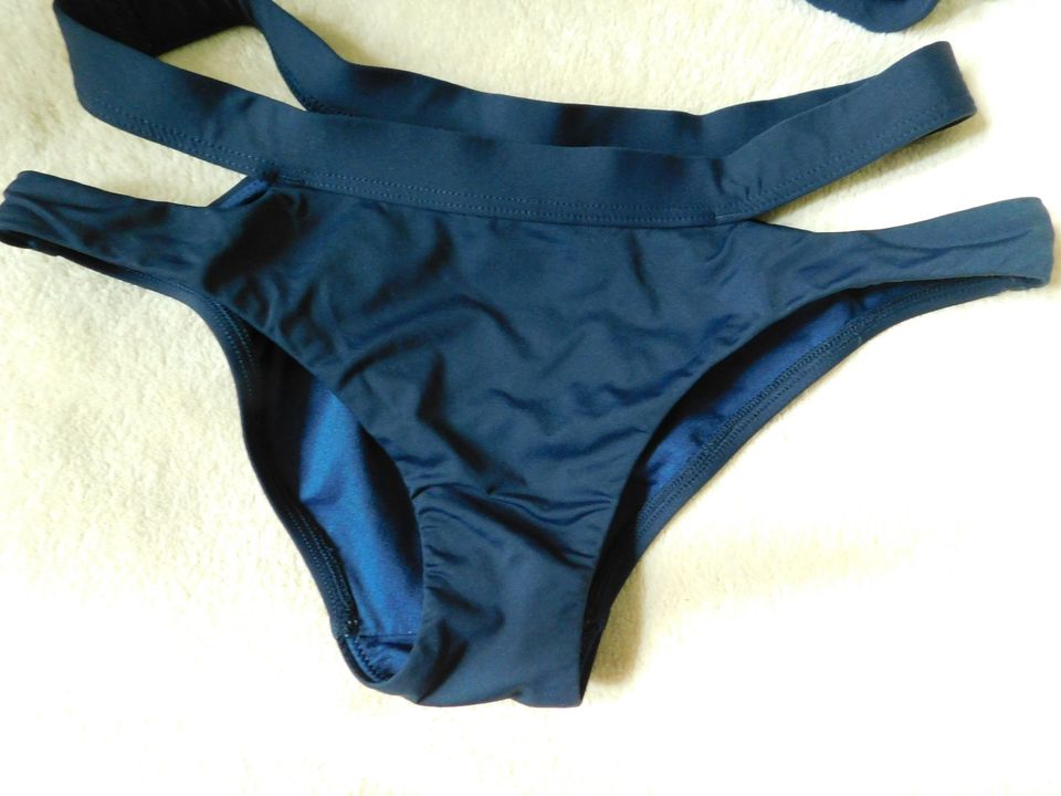 Seafolly Collective Bikini 34,8 marine ,no Etikett Basic  cut out in Neumünster