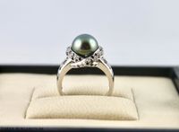 Ring Mauboussin Paris D or Mon Amour Tahiti Perle 9mm 0,60ct Bri Nordrhein-Westfalen - Bottrop Vorschau