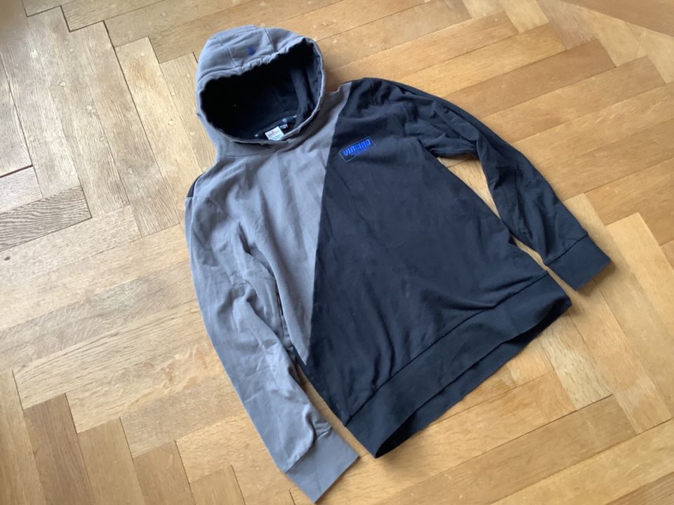 Vingino Hoodie Organic schwarz/grau Gr.14 / 164 in Lichtenfels