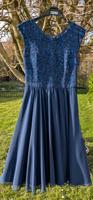 Dunkelblaues schickes Abendkleid, Gr. 40 Baden-Württemberg - Baienfurt Vorschau