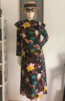 H&M lange Kleid/Dress,Gr.36/S,Volants/Blumen Motiv,Stoff Obergiesing-Fasangarten - Obergiesing Vorschau