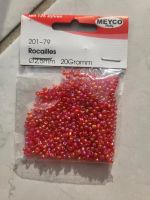 Meyco Rocailles 2,5 mm in rot irisierend Bayern - Waldbrunn Vorschau