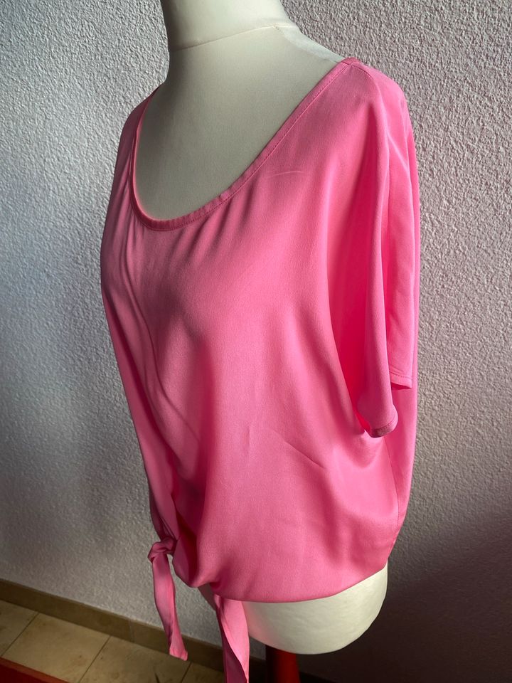 100% Seidenbluse in zartem Rosa 38/40 Shirt in Kirchardt