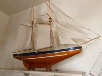 Modell Schiff Holzschiff Segelschiff Ca 85 cm Holz Stoffsegel Rheinland-Pfalz - Berod bei Höchstenbach Vorschau