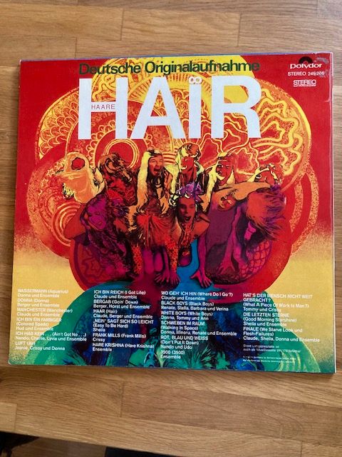 LP vom Musical „Hair“ in Pünderich