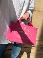 Prada Canape Canvas Tote Bag Shopper in Pink Tasche München - Schwabing-West Vorschau