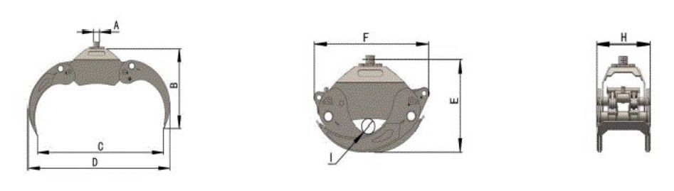 1159,-€ Netto Holzgreifer für Minibagger 2,5-4 to Greifer Forst in Lippetal