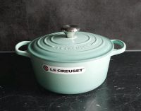 ‼️Neu unbenutzt: Le Creuset Bräter/Topf 24cm. Farbe Sage Nordrhein-Westfalen - Kranenburg Vorschau