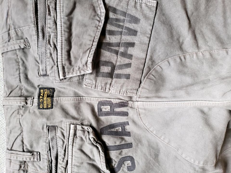 Herrenhose Bermuda Gstar Raw  34 in Hennef (Sieg)