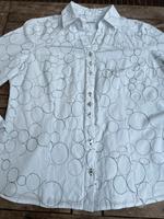 Gerry Weber Damen Kelchkragen Bluse Gr. 42 / XL basic fit weiß Niedersachsen - Lüneburg Vorschau