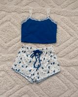 Elegantes Schlafanzug- Set mit Spitze Nachtwäsche Pyjama Nordrhein-Westfalen - Neuss Vorschau