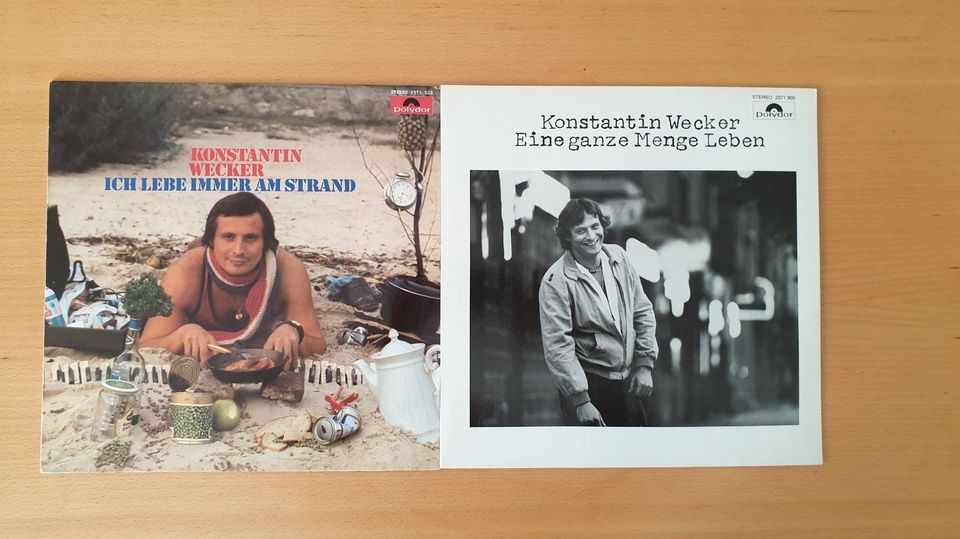Konstantin Wecker LP Vinyl Schallplatten in München