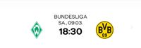 Biete Bremen-BVB Ticket (steher) gegen Dortmund Mainz Choreoschal Dortmund - Innenstadt-West Vorschau