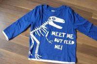 NEU Langarm-Shirt Longsleeve mit Dinosaurier Dino Skelett blau-we Östliche Vorstadt - Steintor  Vorschau