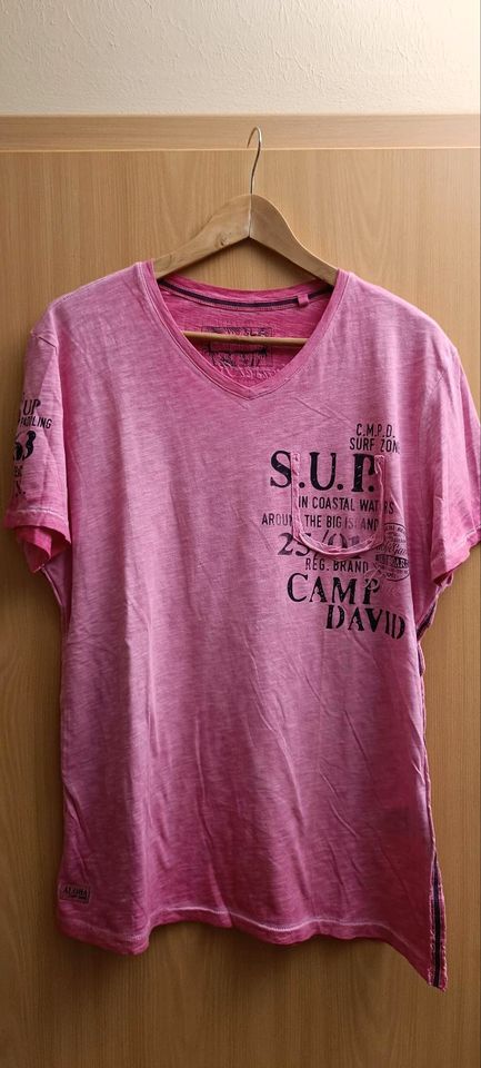 Camp David T-Shirt, Gr. L, pink in Euskirchen