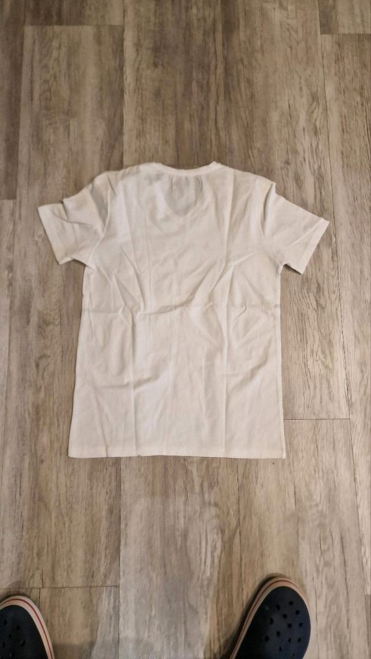 3 x ZARA Herren T-Shirt, Super Slim Fit, Größe L, blau/weiß/grau in Vörstetten
