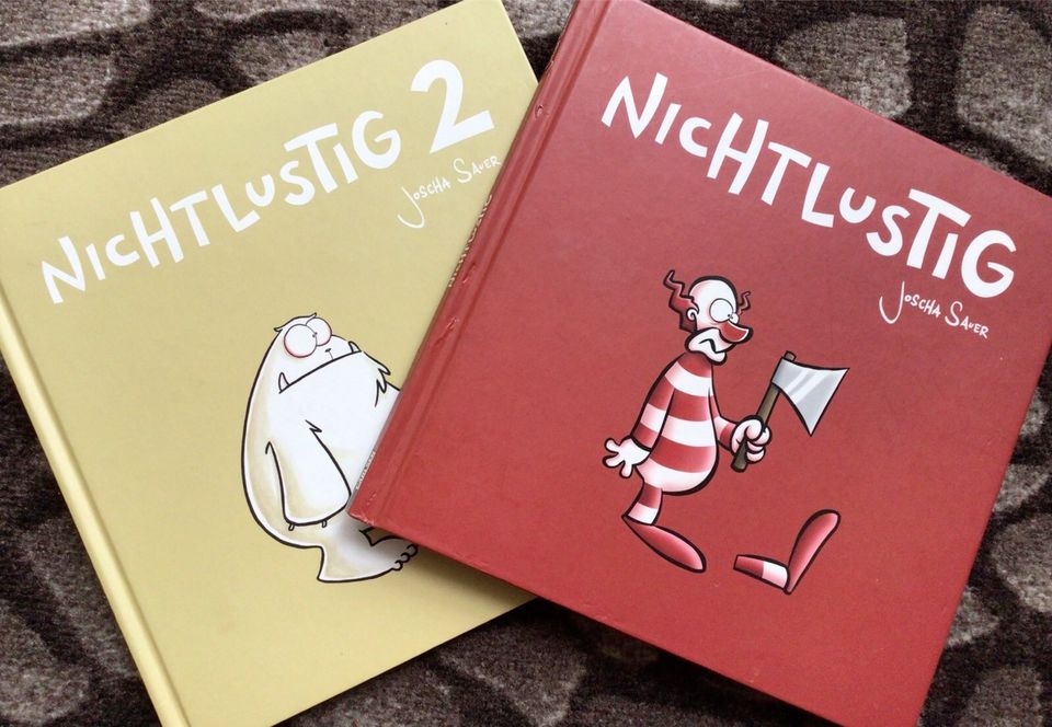 Zwei Comic Bücher „Nicht lustig“ und „Nicht lustig 2“ in Dresden
