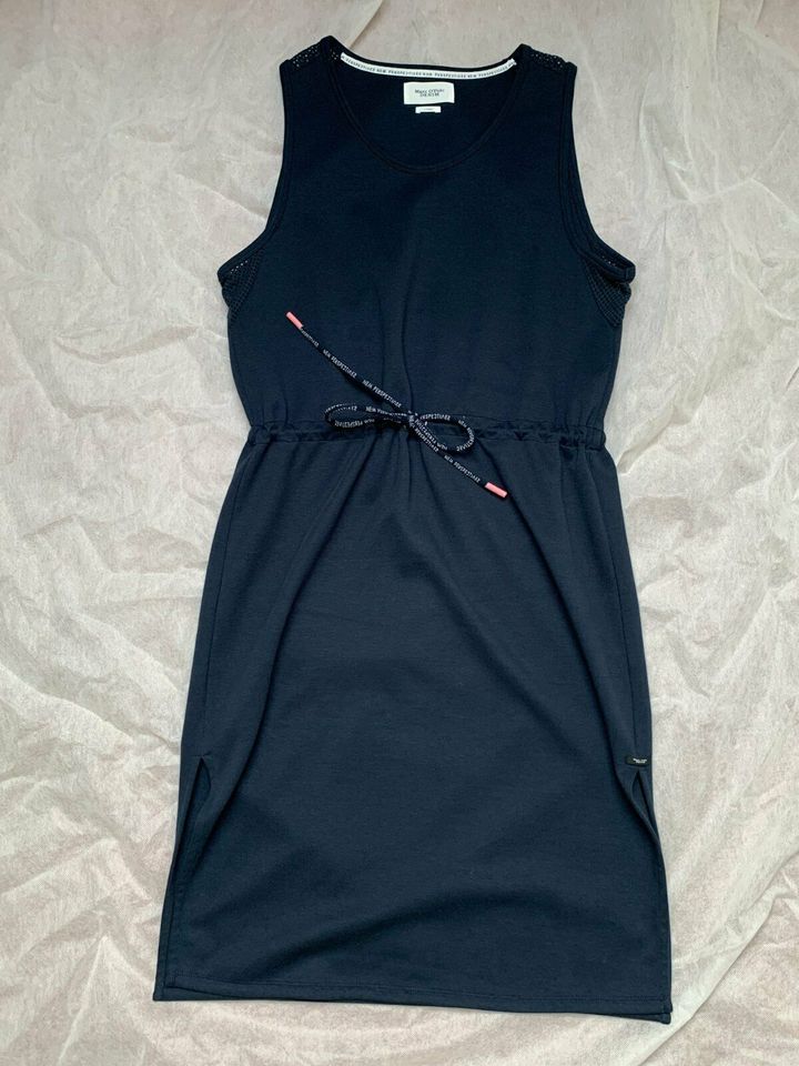 Marc O´Polo Denim Kleid NEU Schlitzen Gr. L Blau Ärmellos Marc O in Bad Essen