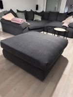 Hocker / Sitzpolster aus Webstoff Schwarz - Carryhome Sofa Baden-Württemberg - Walheim Vorschau