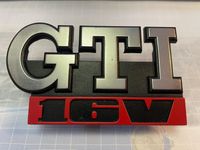 Kühlergrill Emblem OEM VW Golf 2 GTI 16V Front Emblem original Bayern - Retzstadt Vorschau